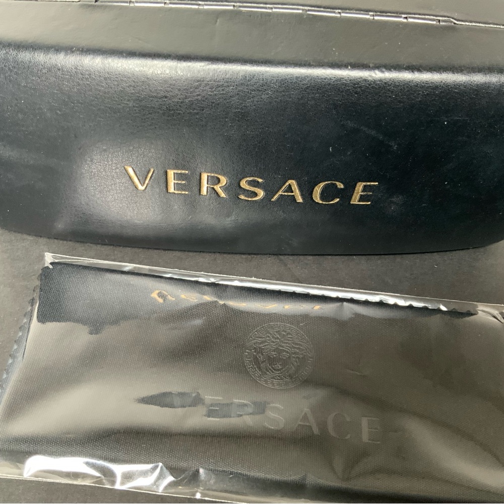 Versace Gold Aviator Sunglasses - Picture 8 of 10